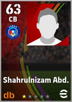 Shahrulnizam Abd. eFootball player card