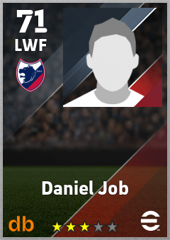 Daniel Job — LWF, OVR 71, MAX 71