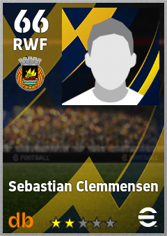 Sebastian Clemmensen — RWF, OVR 66, MAX 66