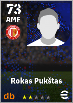 Rokas Pukštas eFootball player card