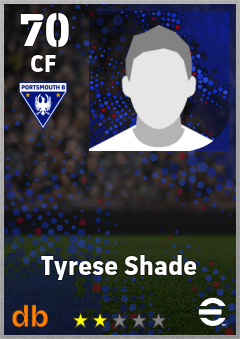 Tyrese Shade eFootball player card