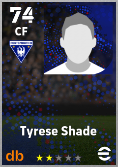 Tyrese Shade eFootball player card