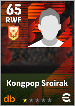 Kongpop Sroirak eFootball player card