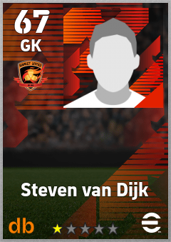 Steven van Dijk eFootball player card