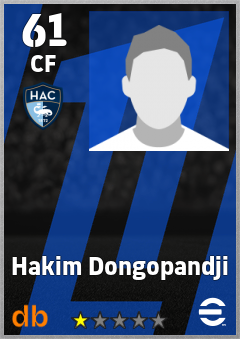 Hakim Dongopandji — CF, OVR 61, MAX 61