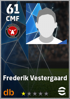 Frederik Vestergaard — CMF, OVR 61, MAX 61