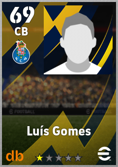 Luís Gomes — CB, OVR 69, MAX 69