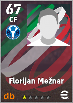 Florijan Mežnar eFootball player card