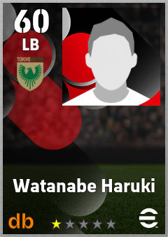 Watanabe Haruki — LB, OVR 60, MAX 60