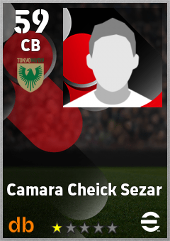 Camara Cheick Sezar — CB, OVR 59, MAX 59