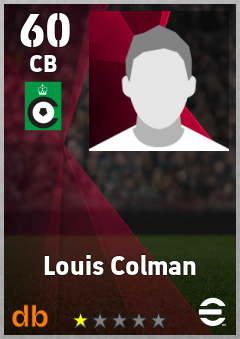 Louis Colman — CB, OVR 60, MAX 60