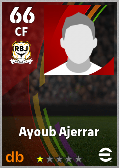 Ayoub Ajerrar eFootball player card