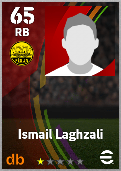 Ismail Laghzali eFootball player card