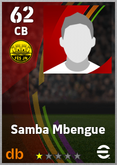 Samba Mbengue — CB, OVR 62, MAX 62