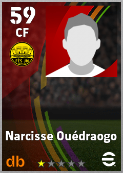 Narcisse Ouédraogo — CF, OVR 59, MAX 59