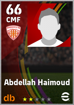 Abdellah Haimoud — CMF, OVR 66, MAX 66