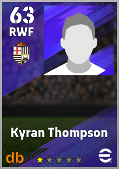 Kyran Thompson eFootball player card