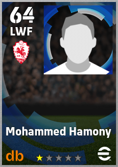 Mohammed Hamony — LWF, OVR 64, MAX 64