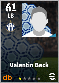 Valentin Beck — LB, OVR 61, MAX 61