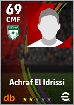 Achraf El Idrissi — CMF, OVR 69, MAX 69