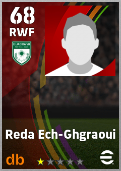 Reda Ech-Ghgraoui — RWF, OVR 68, MAX 68