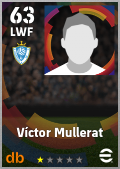Víctor Mullerat eFootball player card