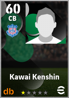 Kawai Kenshin — CB, OVR 60, MAX 60