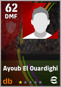 Ayoub El Ouardighi — DMF, OVR 62, MAX 62