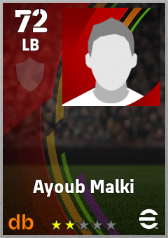 Ayoub Malki — LB, OVR 72, MAX 72