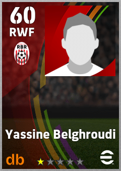 Yassine Belghroudi — RWF, OVR 60, MAX 60