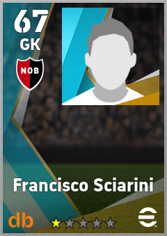 Francisco Sciarini — GK, OVR 67, MAX 67