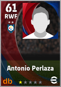 Antonio Perlaza — RWF, OVR 61, MAX 61