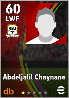 Abdeljalil Chaynane — LWF, OVR 60, MAX 60