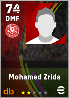 Mohamed Zrida eFootball player card