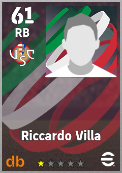 Riccardo Villa — RB, OVR 61, MAX 61