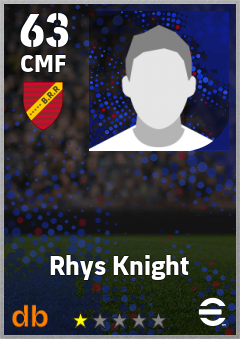 Rhys Knight eFootball player card