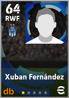 Xuban Fernández eFootball player card