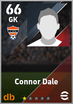 Connor Dale — GK, OVR 66, MAX 66