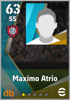 Maximo Atrio — SS, OVR 63, MAX 63