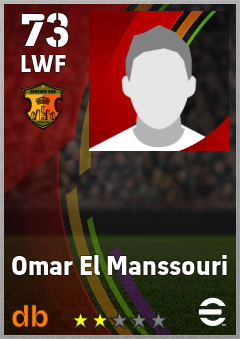 Omar El Manssouri — LWF, OVR 73, MAX 73