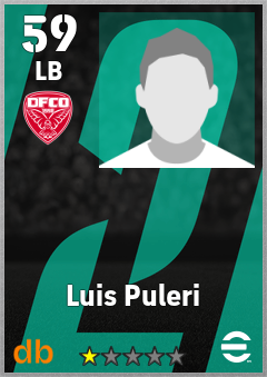 Luis Puleri — LB, OVR 59, MAX 59