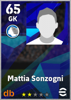 Mattia Sonzogni — GK, OVR 65, MAX 65