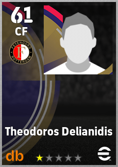 Theodoros Delianidis — CF, OVR 61, MAX 61
