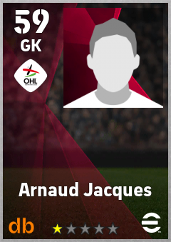 Arnaud Jacques — GK, OVR 59, MAX 59