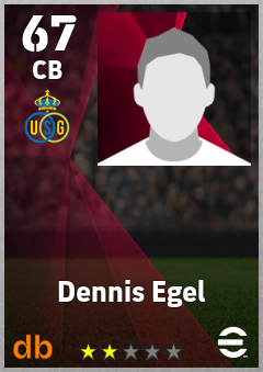 Dennis Egel — CB, OVR 67, MAX 67