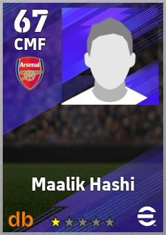 Maalik Hashi — CMF, OVR 67, MAX 67