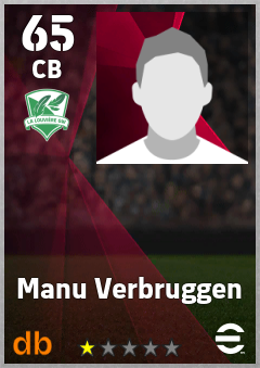 Manu Verbruggen — CB, OVR 65, MAX 65