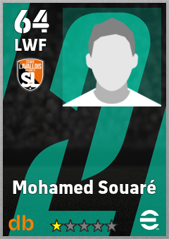 Mohamed Souaré — LWF, OVR 64, MAX 64