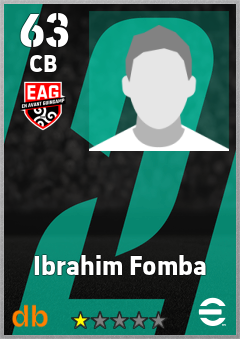 Ibrahim Fomba — CB, OVR 63, MAX 63