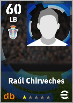 Raúl Chirveches — LB, OVR 60, MAX 60